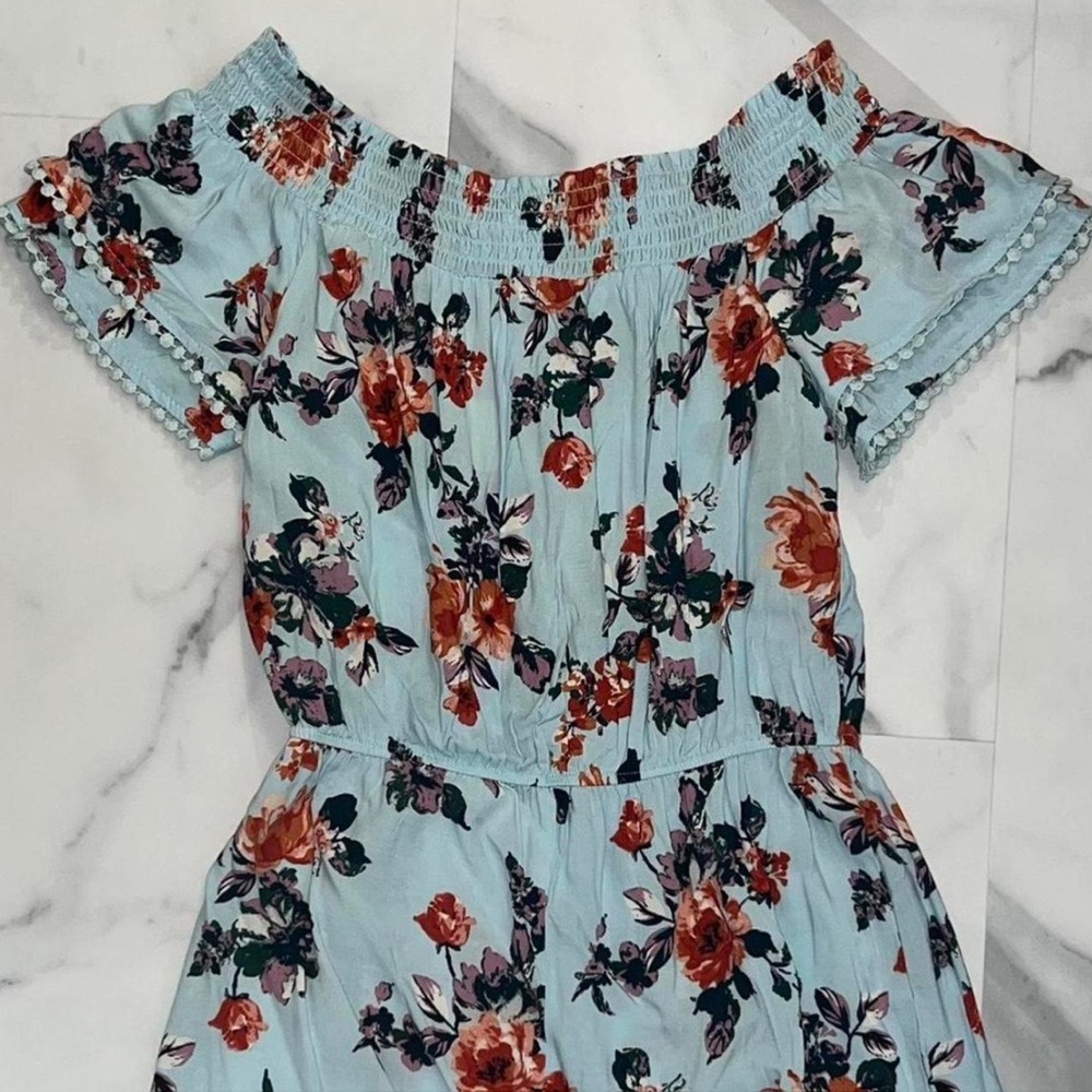 Floral Off-Shoulder romper